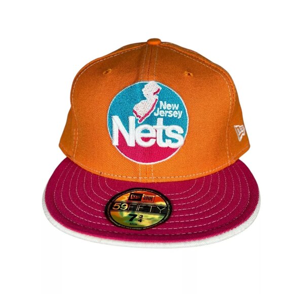 59Fifty New Era New Jersey Nets Hardwood Classics NBA Basketball Hat Size 7 3/4 - Picture 7 of 16